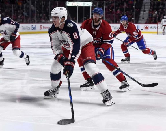 Columbus Blue Jackets defenseman Zach Werenski