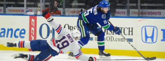 Zack MacEwen Utica Comets