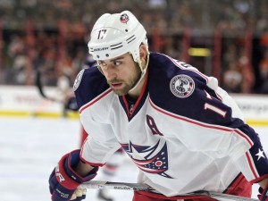 Brandon Dubinsky (Amy Irvin / The Hockey Writers)