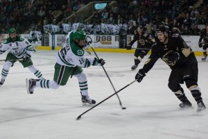 UND forward Brock Boeser (Conor Knuteson/UND Athletics)