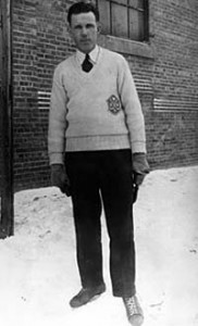 Clarence Campbell as a CAHA referee.