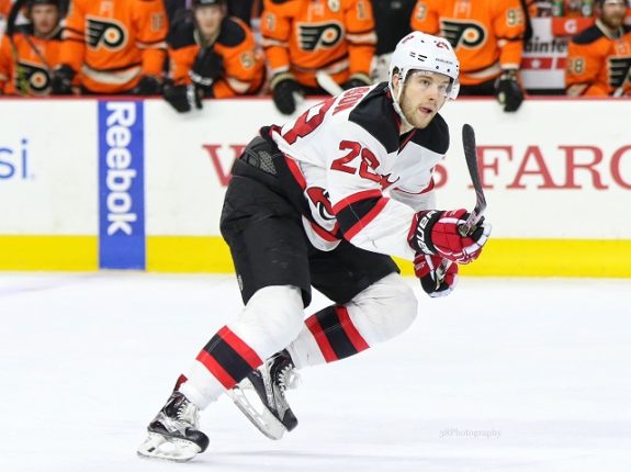 The Devils' star puck-moving defenseman, Damon Severson (Amy Irvin / The Hockey Writers)