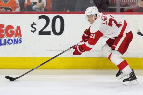 Red Wings captain Dylan Larkin