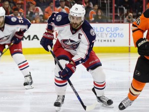 Nick Foligno's postgame remarks show the overall confidence the team is showing.(Amy Irvin / The Hockey Writers)