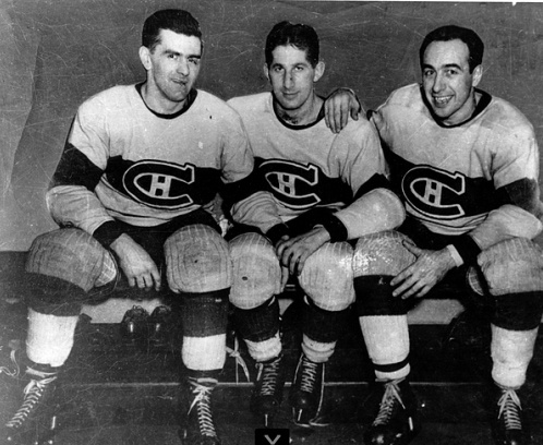 Maurice Richard, Elmer Lach Toe Blake