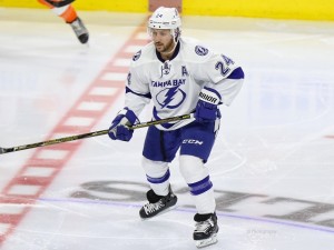 Callahan is optimistic about his return from offseason hip surgery. (Amy Irvin / The Hockey Writers)