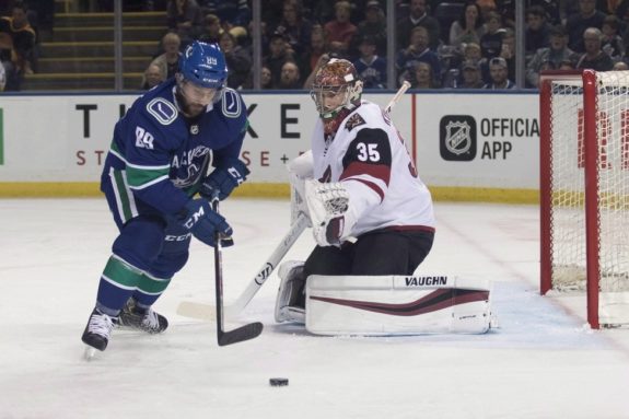 Canucks forward Sam Gagner