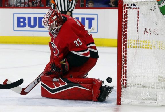 Hurricanes goaltender Scott Darling