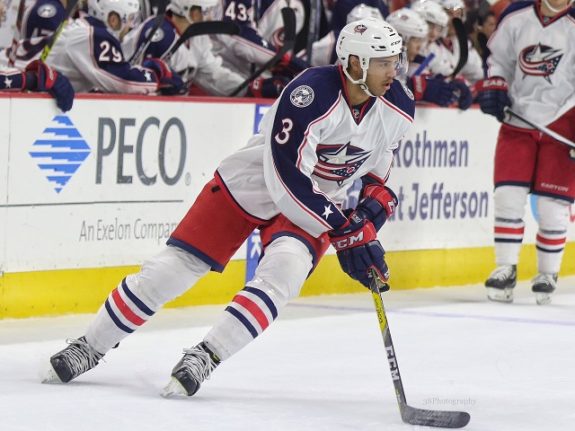 Columbus Blue Jackets defenseman Seth Jones