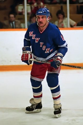 Walt Poddubny #8 of the New York Rangers