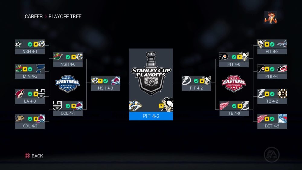 NHL 16 Season Sim