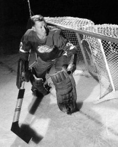 Hank Bassen's eight-minute relief job preserved the Detroit shutout.