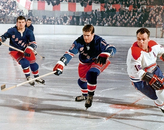 Rangers Jean Ratelle Canadiens Henri Richard