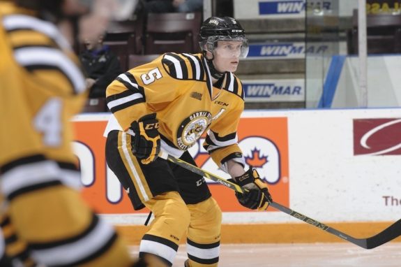 (Metcalfe Photography) This might not be a popular pick amongst Vancouver's fan base, but the Canucks could play it safe and take a total-package defenceman in Jakob Chychrun.