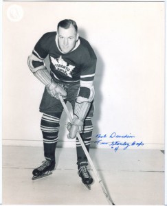 Bob Davidson during his playing days with the Leafs.