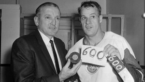 Gordie Howe of the Detroit Red Wings.