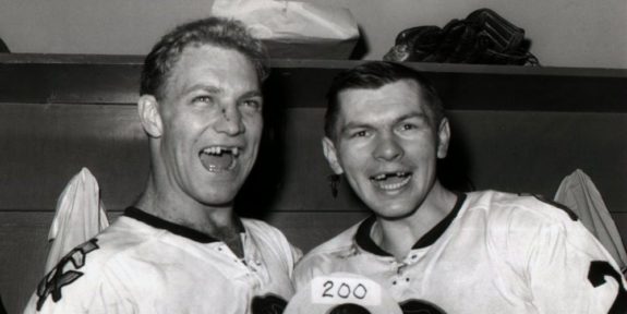 Bobby Hull and Stan Mikita