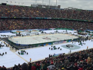 TCF Bank Stadium - Stadium Series Game Minnesota Wild Feb. 21, 2016 (Photo courtesy of Rick Rischall)