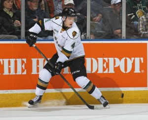 Olli Juolevi of the London Knights