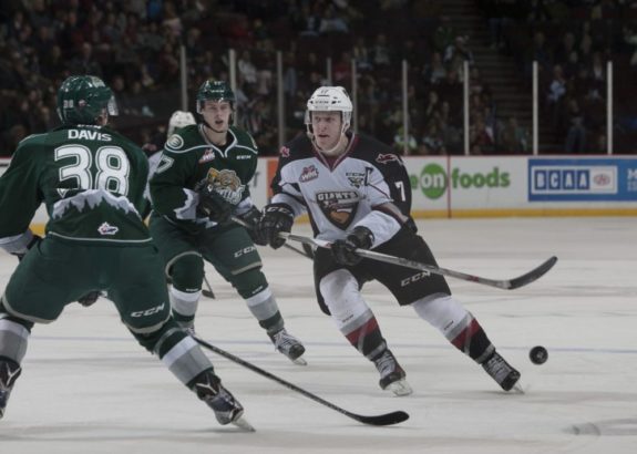 Tyler Benson of the Vancouver Giants