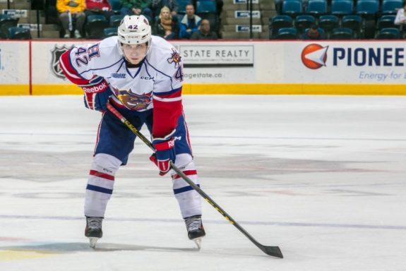 Benjamin Gleason of the Hamilton Bulldogs