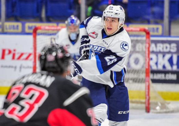 Libor Hajek of the Saskatoon Blades