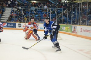 Luke Green of the Saint John Sea Dogs