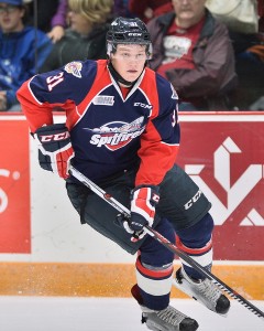 Mikhail Sergachev of the Windsor Spitfires. Photo by Terry Wilson / OHL Images.
