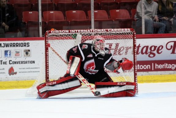 Zach Sawchenko of the Moose Jaw Warriors