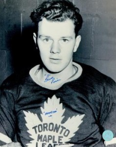 Bud Poile in his playing days with Toronto.