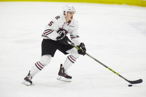 Josh Mahura of the Red Deer Rebels