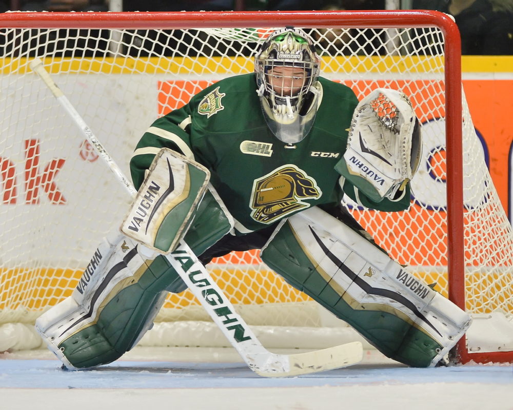 Tilbury native and London Knights goalie on a mission in the OHL