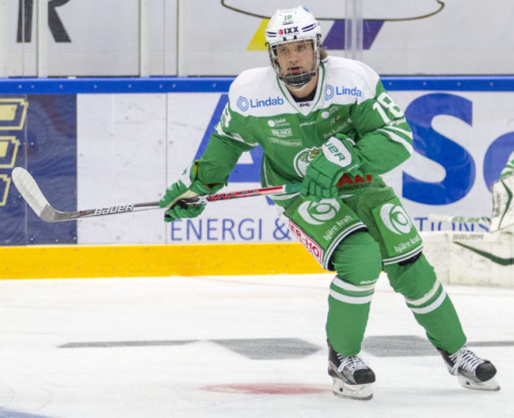 Potential Detroit Red Wings draft pick Timothy Liljegren.