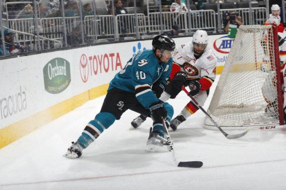 San Jose Barracuda forward Ryan Carpenter