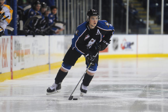 Cale Fleury of the Kootenay ICE