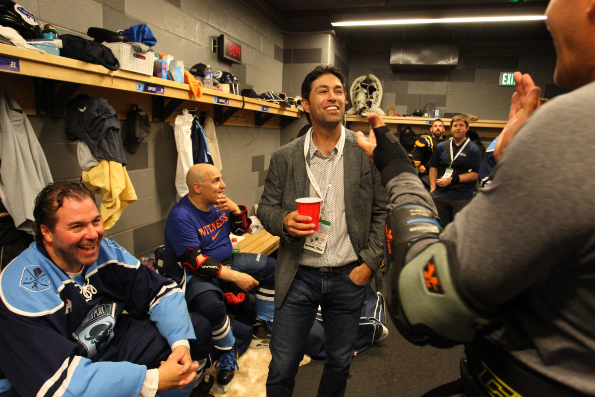 11-Day Power Play locker room