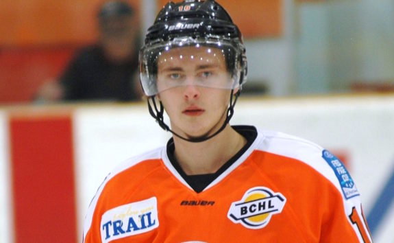 Kale Howarth of the Trail Smoke Eaters