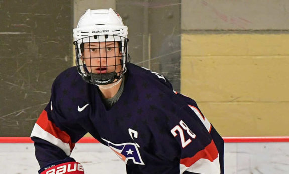 Joel Farabee of the U.S. National Development Program