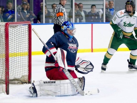 FAU Goaltender Austin Lubuff