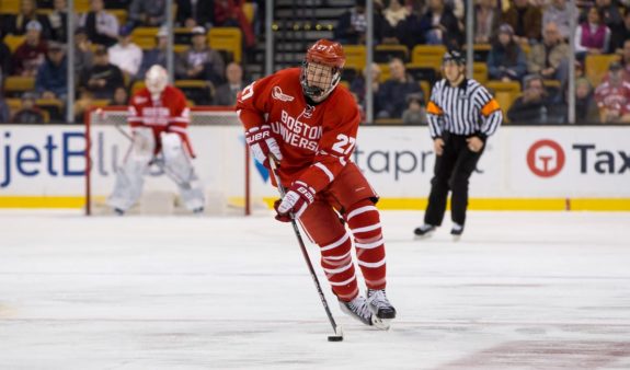 Boston University forward Brady Tkachuk