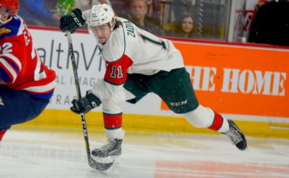 Filip Zadina of the Halifax Mooseheads