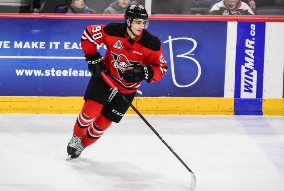 Drummondville Voltigeurs forward Joe Veleno