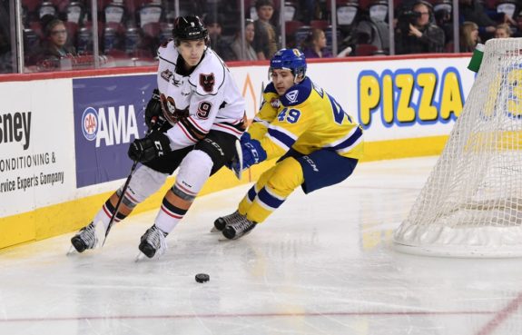 Egor Zamula of the Calgary Hitmen