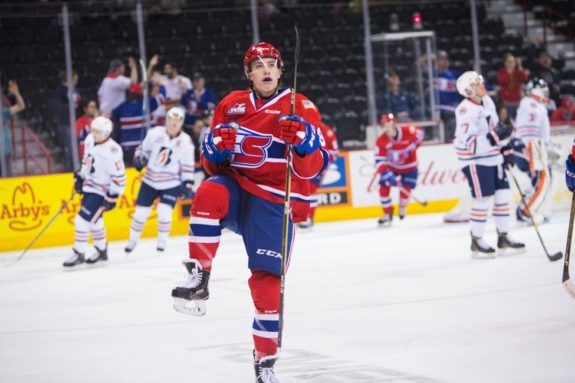 Filip Kral of the Spokane Chiefs