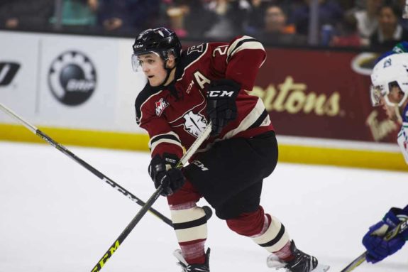 Kristian Reichel of the Red Deer Rebels