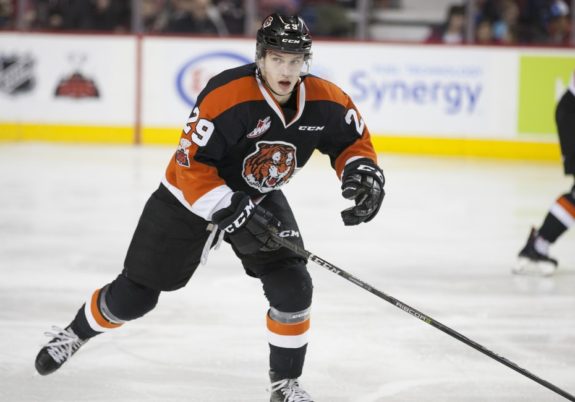 Ryan Chyzowski of the Medicine Hat Tigers