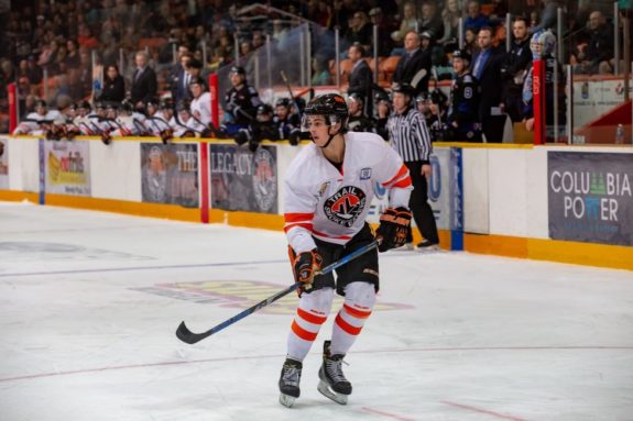 Seth Barton of the Trail Smoke Eaters