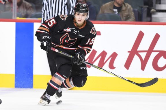 Tristen Nielsen of the Calgary Hitmen