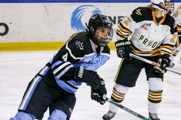 Emily Janiga is a former Buffalo Beauts and current Metropolitan Riveters forward.