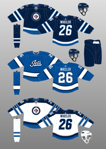 blank winnipeg jets jersey